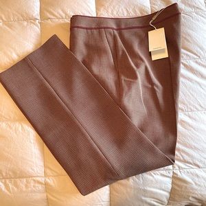 NWT Hugo Boss plaid ankle pants pants